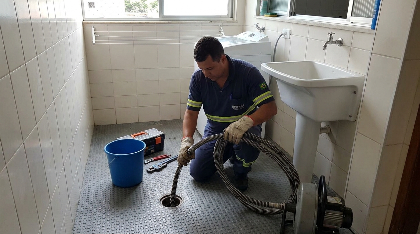 Desobstrução na Cozinha em São Gonçalo‑RJ