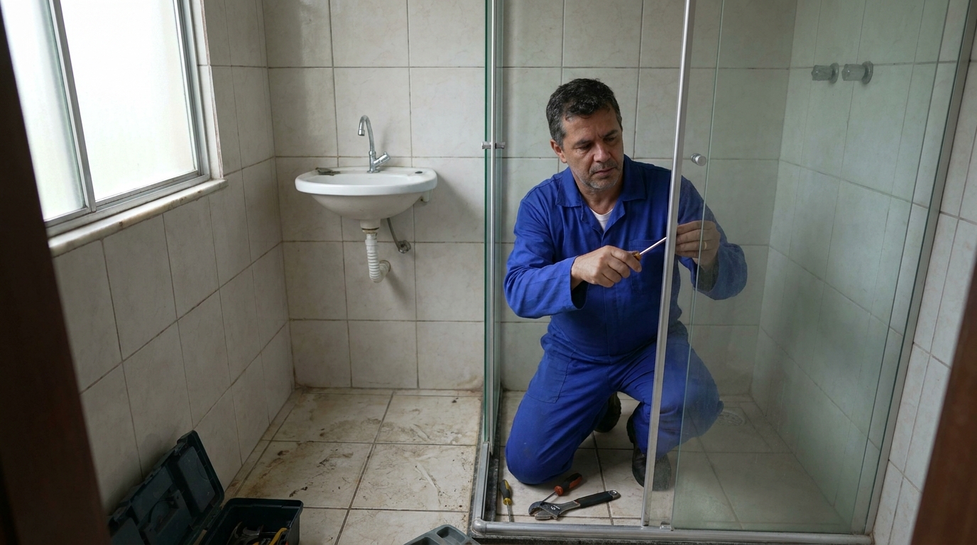 Troca de Roldanas e Trilhos em São Gonçalo‑RJ